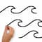 RoomMates Simplistic Waves Peel & Stick Wall Decals